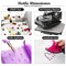 MEIBITE 6796PCS Clear Hotfix Rhinestones Crystal Stones Glass for Fabric Clothes Shirts Sparkly Flat Back Round with Tweezers and Picking Pen (SS6~SS30 Set)